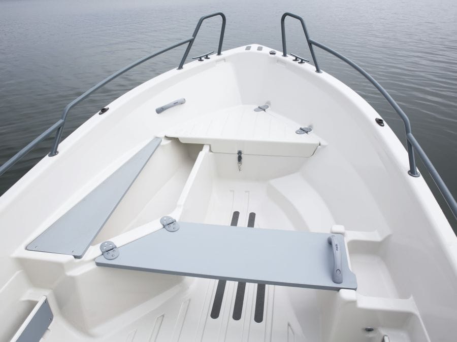 Terhi Nordic 6020C Fischerboot mit Sitzfläche und Aufbewahrung