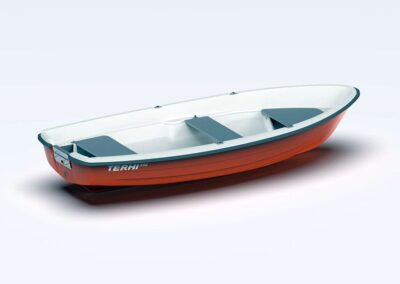 Terhi 390 Ruderboot in orange
